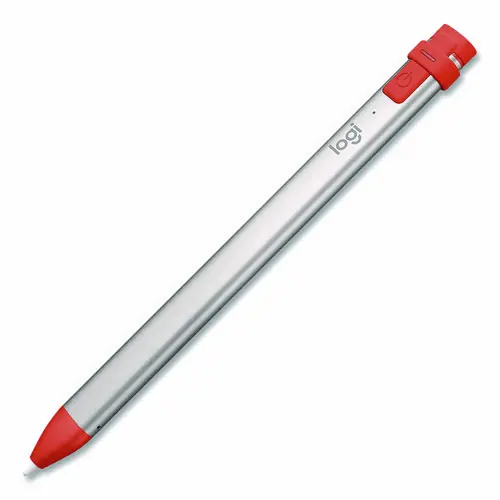 Logitech® Crayon, for iPad, Silver/Orange