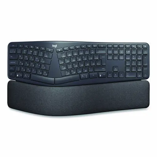 Logitech® Ergo K860 Wireless Split Keyboard, Black