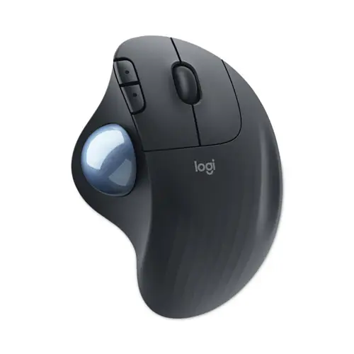 Logitech® Ergo M575 Wireless Trackball Mouse, Right-Handed, Graphite, 32.8 ft Range