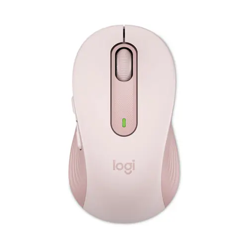 Logitech® Signature M650 Wireless Mouse, Medium, 2.4 GHz, 33 ft Range, Right Hand, Rose