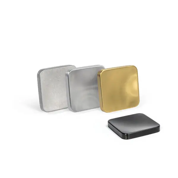 London 4″ Square Soap Dish – Stainless Steel