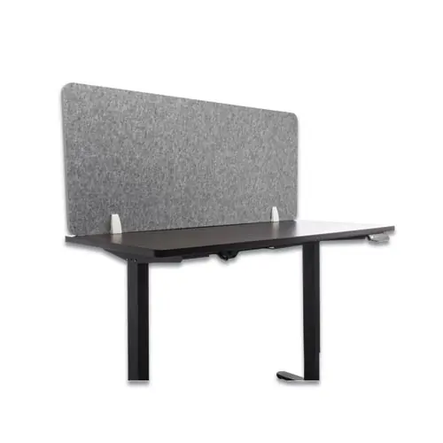 Lumeah Desk Screen Cubicle Panel and Office Partition Privacy Screen, Gray, 54.5" x 1" x 23.5"