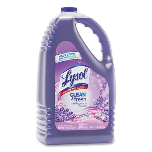 LYSOL® Brand Clean and Fresh Multi-Surface Disinfectant Cleaner, Lavender and Orchid Essence, 144 oz Bottle