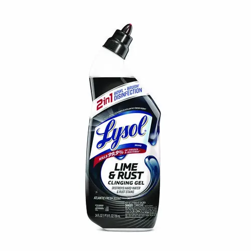 LYSOL® Brand Disinfectant Toilet Bowl Cleaner with Lime and Rust Remover, Atlantic Fresh, 24 oz