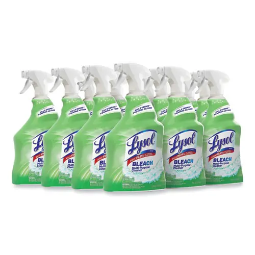 LYSOL® Brand Multi-Purpose Cleaner with Bleach, 32 oz Spray Bottle, 12/Carton