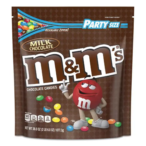 M & M's® Milk Chocolate Candies, 38 oz Bag