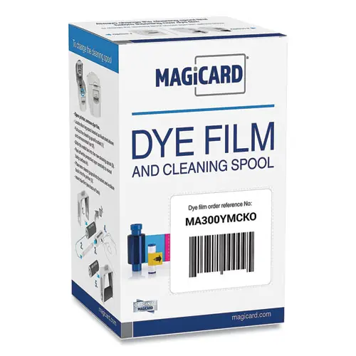 Magicard® MA300YMCKO Printer Ribbon, Black/Cyan/Magenta/Yellow