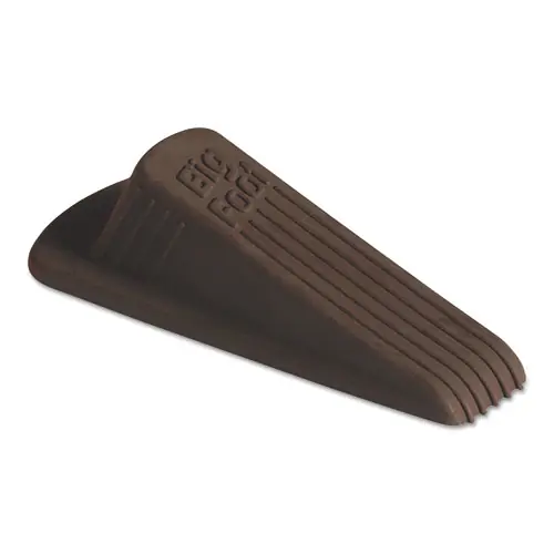 Master Caster® Big Foot Doorstop, Brown, 12/Box