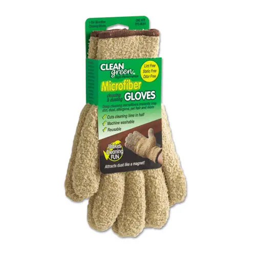Master Caster® CleanGreen Microfiber Dusting Gloves, Pair