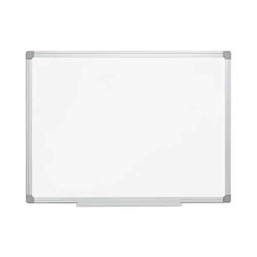 MasterVision® Earth Gold Ultra Magnetic Dry Erase Board, 48" x 72", White Surface, Satin Aluminum Frame