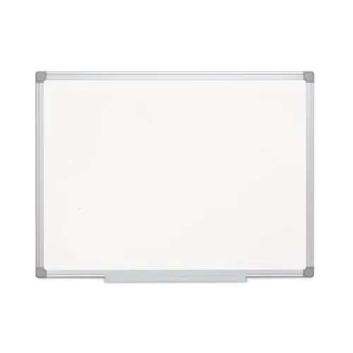 MasterVision® Earth Silver Easy Clean Dry Erase Board, 36" x 24", White Surface, Satin Aluminum Frame