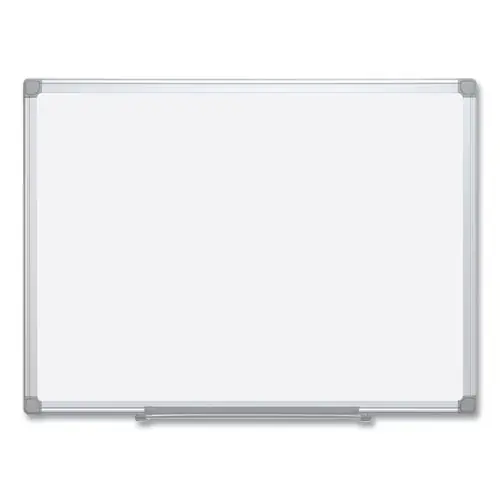 MasterVision® Earth Silver Easy Clean Dry Erase Boards, 72" x 48", White Surface, Satin Aluminum Frame