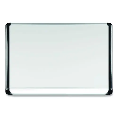 MasterVision® Gold Ultra Magnetic Dry Erase Board, 48" x 36", White Surface, Black/Satin Aluminum Frame