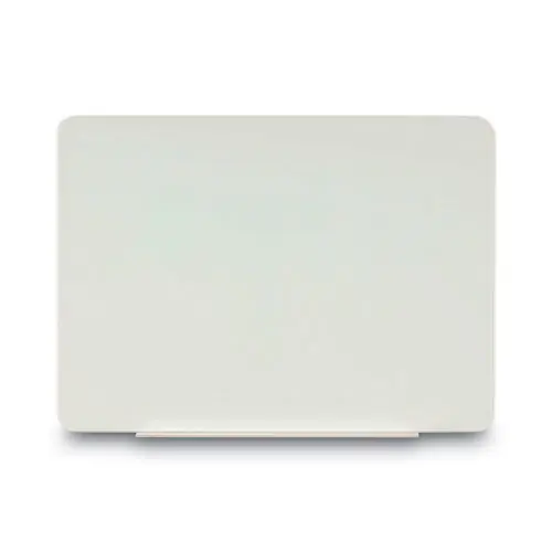 MasterVision® Magnetic Glass Dry Erase Board, 60" x 48", Opaque White Surface