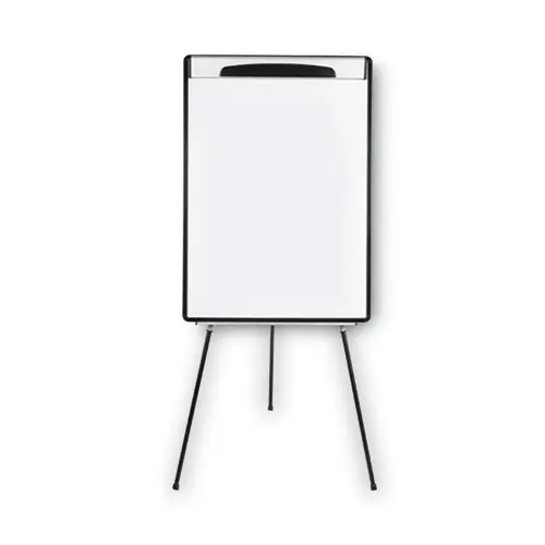 MasterVision® Magnetic Gold Ultra Dry Erase Tripod Presentation Easel with Arms