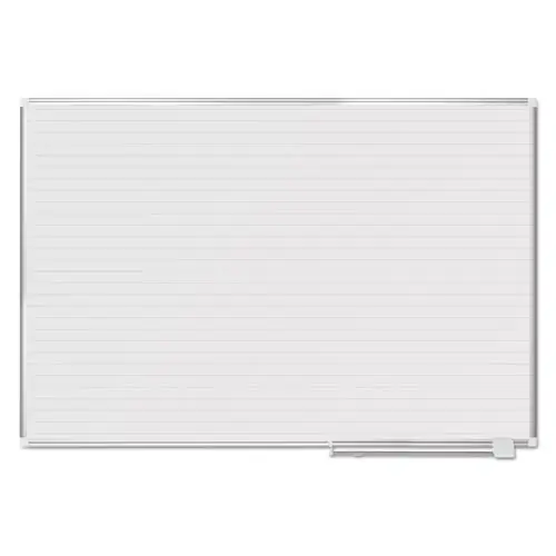 MasterVision® Ruled Magnetic Steel Dry Erase Planning Board