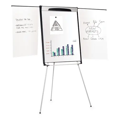 MasterVision® Tripod Extension Bar Magnetic Gold Ultra Dry Erase Easel