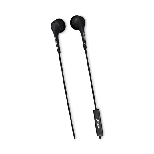 Maxell® EB125 Earbud with MIC, Black