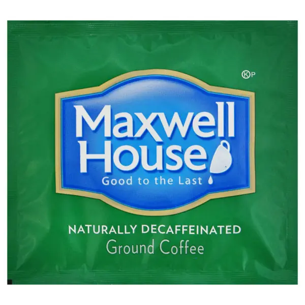 Maxwell House Filter Pack – Decaffeinated Ground Coffee 0.7 oz.