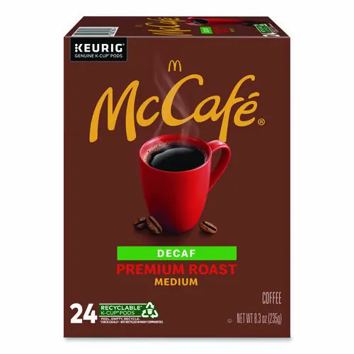 McCafe® Premium Roast Decaf K-Cup, 24/BX