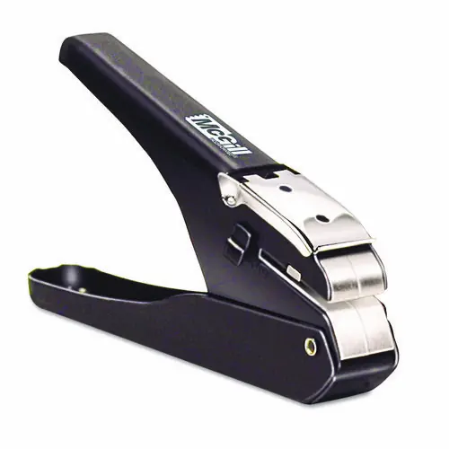 McGill™ Handheld Badge/Slot Punch, 9/16" x 1/8" Horizontal Slot, Black/Chrome
