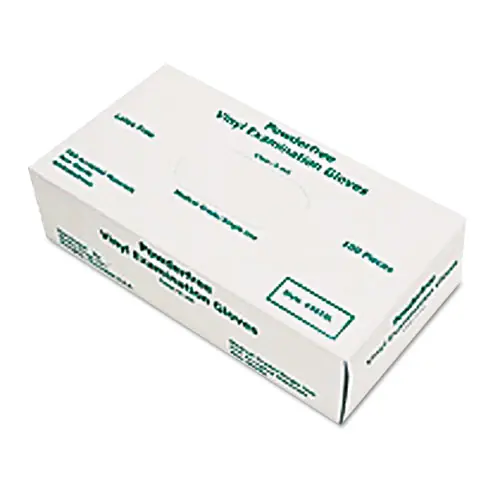 MCR™ Safety Disposable Vinyl Gloves, Large, 5 mil, Medical Grade, 100/Box