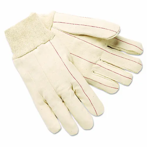 MCR™ Safety Double-Palm Hot Mill Gloves, Men's, Cotton, Dozen - Non-Stock Item - Extended Delivery Time