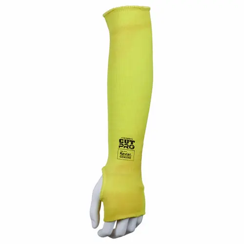 MCR™ Safety Economy Series DuPont Kevlar Fiber Sleeve, One Size Fits All, Yellow
