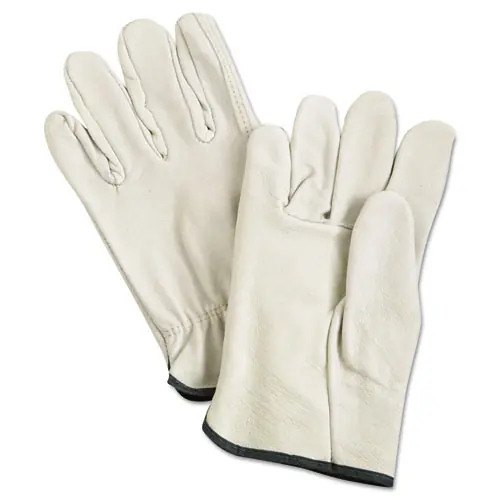 MCR™ Safety Unlined Pigskin Driver Gloves, Cream, Medium, 12 Pairs (Non-Stock Item, Extended Delivery Time)