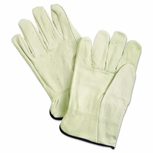 MCR™ Safety Unlined Pigskin Driver Gloves, Cream, X-Large, 12 Pairs