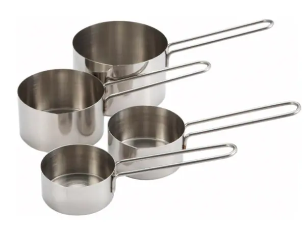 Measuring Cup 4 PC Set, Stainless Steel