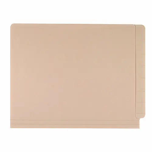 Medical Arts Press® Economy End Tab File Folder, Straight Tabs, Letter Size, 0.75" Expansion, Manila, 100/Box