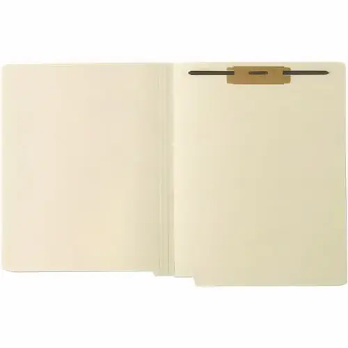 Medical Arts Press® End Tab Fastener File Folder, Letter Size, Manila, 1 Fastener, 0.75" Expansion, 250/Box
