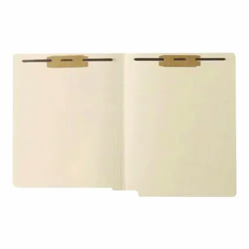 Medical Arts Press® End Tab Fastener Folders, 2 Fasteners, Letter Size, Manila, 250/Box
