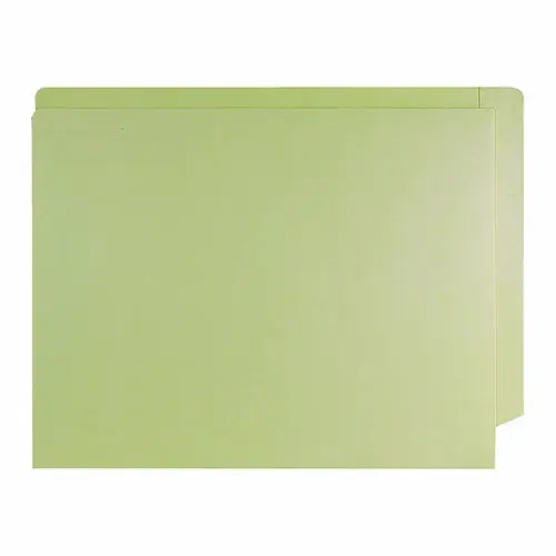 Medical Arts Press® Slash Pocket End Tab Fastener Folders, 0.75" Expansion, 1 Fastener, Letter Size, Manila Exterior, 250/Box