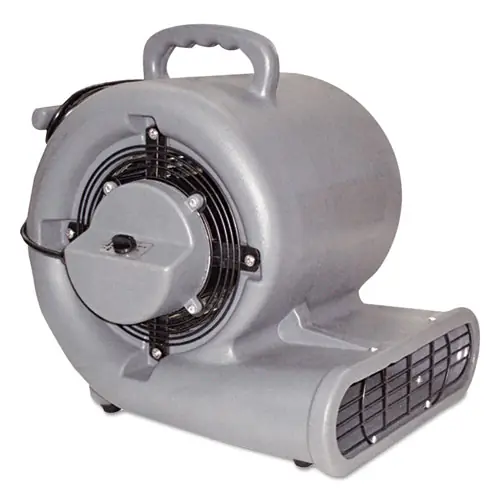 Mercury Floor Machines Air Mover, Three-Speed, Gray, 20 ft Cord