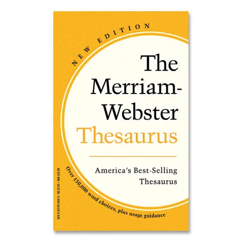 Merriam Webster® Thesaurus, Paperback, 832 Pages