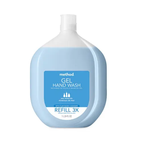 Method® Gel Hand Wash Refill Tub, Sea Minerals Scent, 34 oz