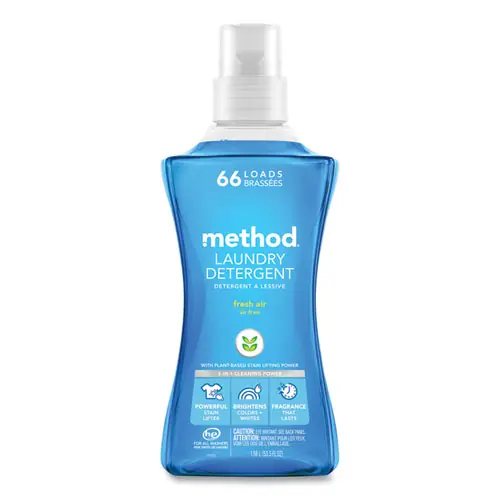 Method® Laundry Detergent, Fresh Air Scent, 53.5 oz Bottle