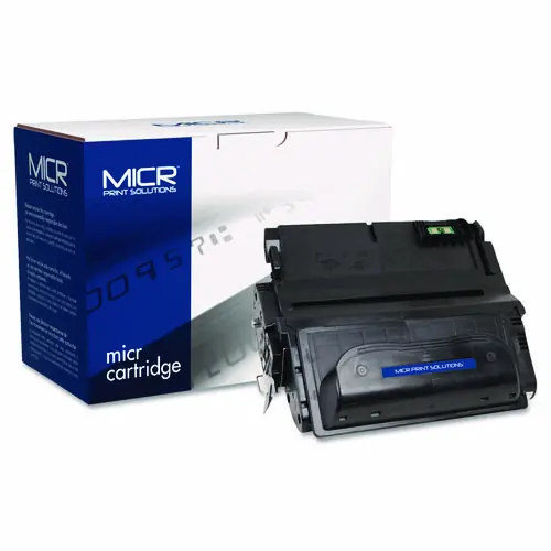 MICR Print Solutions Compatible Q1338A(M) (38AM) MICR Toner, 12,000 Page-Yield, Black