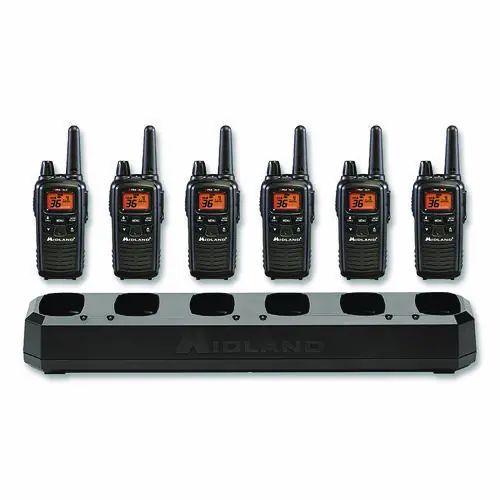 Midland® Biztalk Two-Way Business Radio Bundle, 36 Channels, 6/Pack