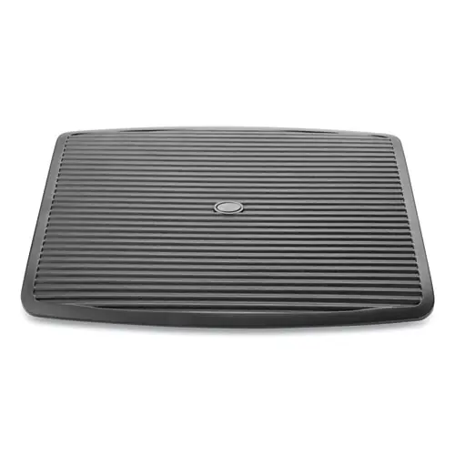 Mind Reader Adjustable Height Ergonomic Footrest, Black