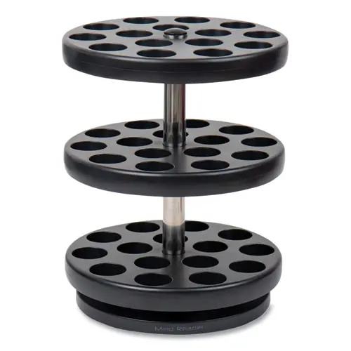 Mind Reader Anchor Collection 3-Tier Single Serve Pod Carousel Countertop Organizer, Black