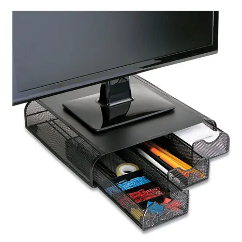 Mind Reader Perch Monitor Stand and Desk Organizer