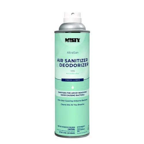 Misty® AltraSan Air Sanitizer and Deodorizer, Fresh Linen, 10 oz Aerosol Spray