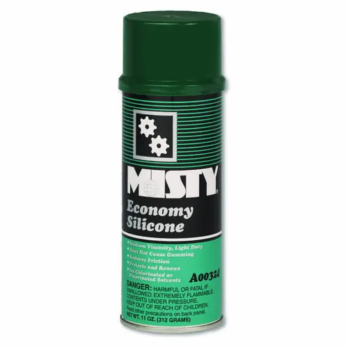 Misty® Economy Silicone Spray Lubricant, 11 oz Aerosol Can, 12/Carton