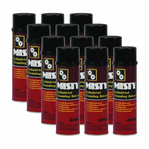 Misty® ICS Energized Electrical Cleaner, 20 oz Aerosol Spray, 12/Carton