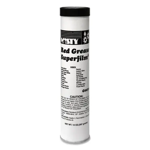 Misty® NLGI #2 Red Grease, 14 oz Tube, 48/Carton