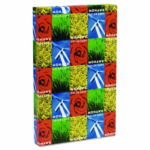 Mohawk Color Copy 98 Paper and Cover Stock, 98 Bright, 80 lb Cover Weight, 11 x 17