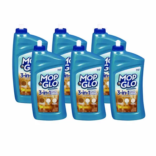MOP & GLO® Ready to Use Multi-Surface Floor Cleaner, Fresh Citrus Scent, 32 oz Bottle, 6/Carton